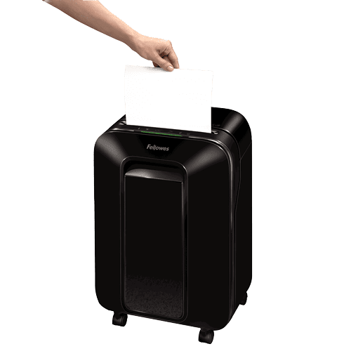 Fellowes LX201 best office paper shredder paper shredding