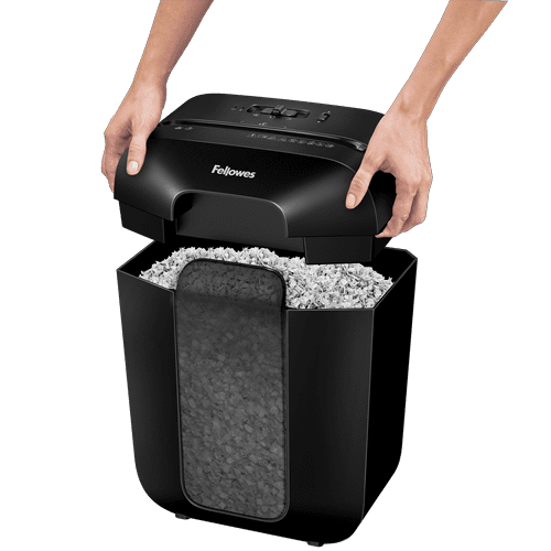 fellowes LX41 shredder bin